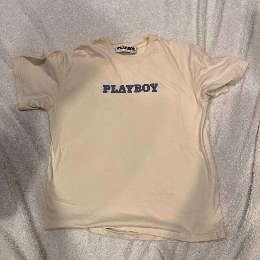 Playboy Beige Kids T-Shirt